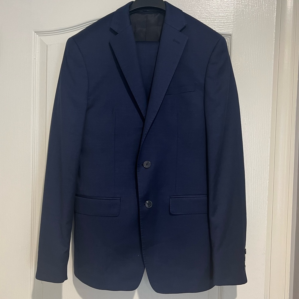 Calvin Klein Mens Suit - Navy - Size 38R